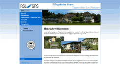 Desktop Screenshot of pflegeheim-jeuss.ch