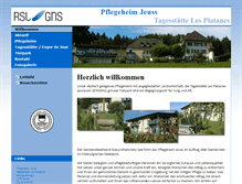 Tablet Screenshot of pflegeheim-jeuss.ch